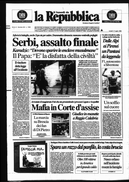 Il lunedì de La repubblica